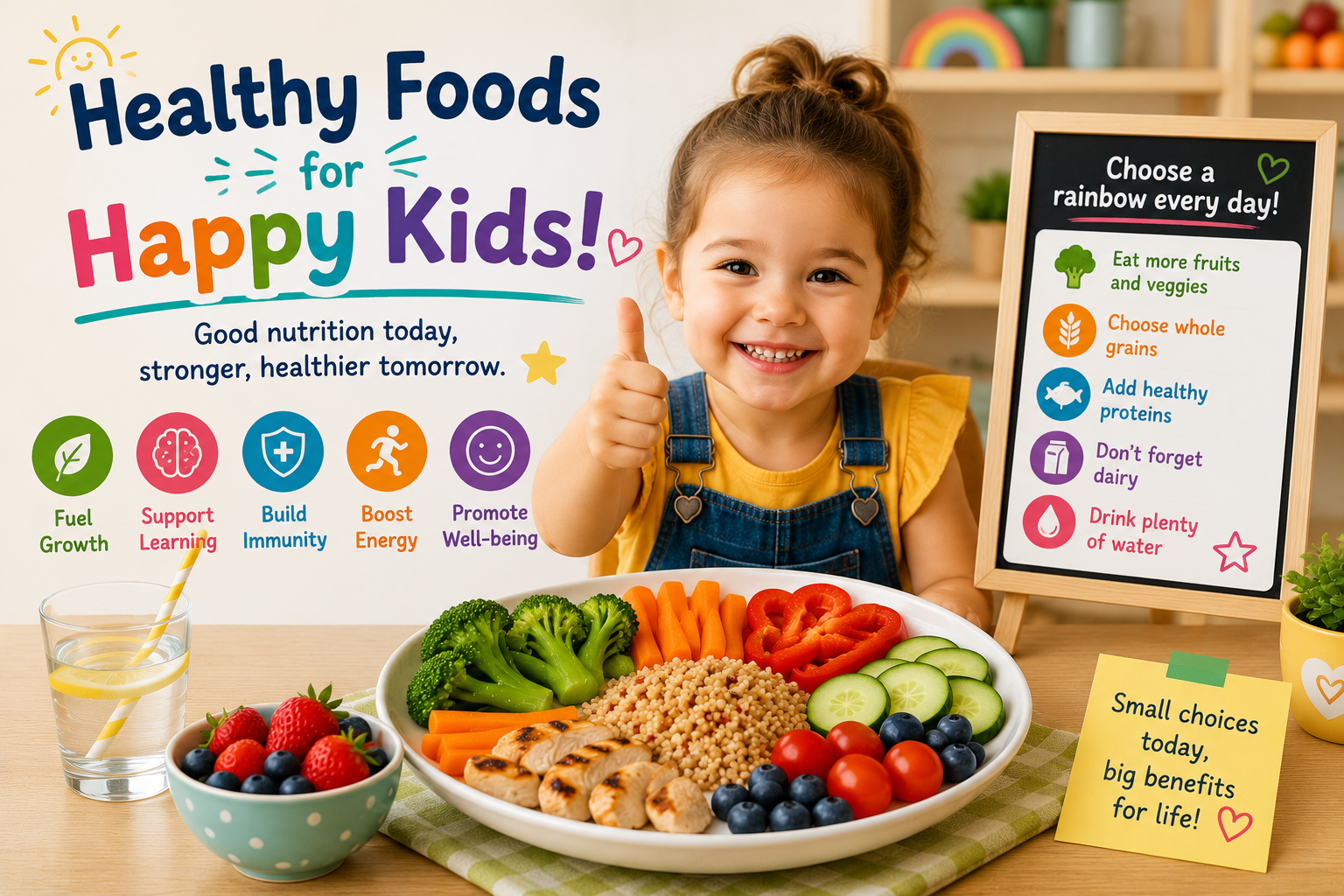 Healthy Foods for Kids: 50+ Nutritious Ideas Parents Can Use