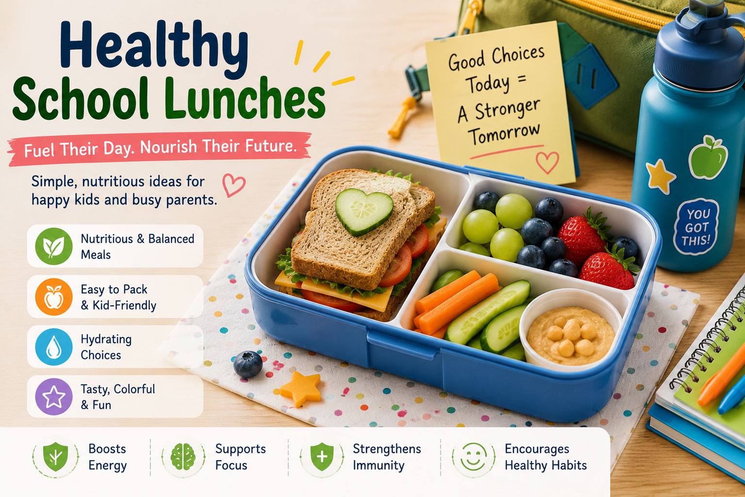 Healthy School Lunches: Easy Ideas Kids Will Actually Eat